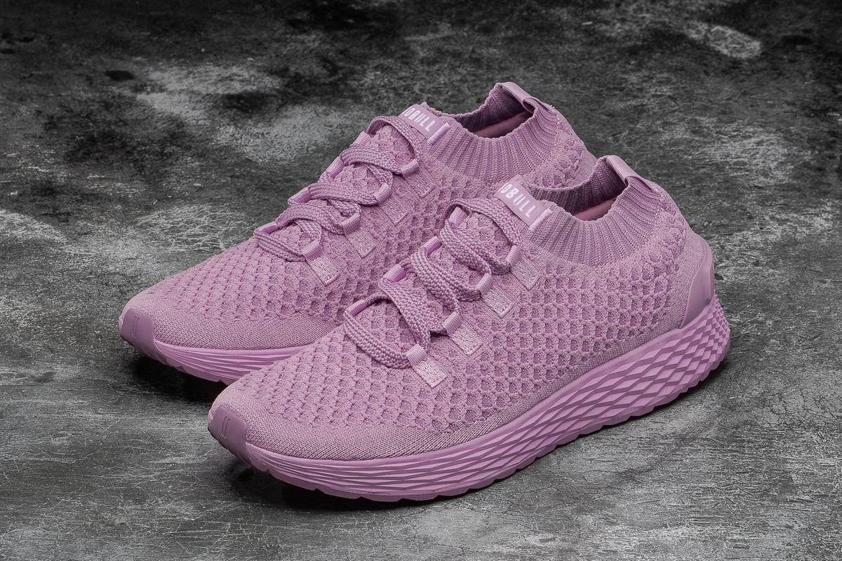 Nobull Knit Runner Men's Running Shoes Purple | Australia (GO8269)